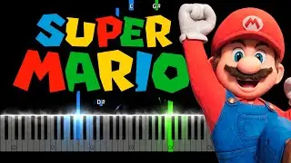 Jack Black - Peaches from The Super Mario Bros. Movie Piano Tutorial