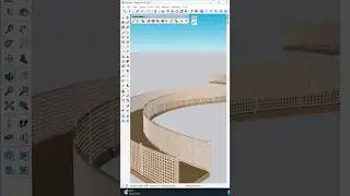 ✅Super Easy way to create bridge inside Sketchup #new #architecture #youtubeshorts #viralvideo