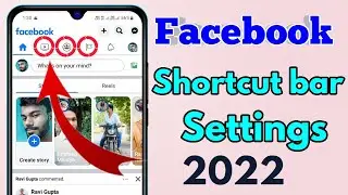 facebook watch video shortcut missing, facebook shortcut bar settings, facebook shortcut bar problem