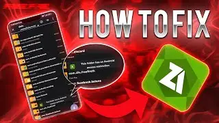 HOW TO FIX ZARCHIVER PROBLEM AFTER ANDROID 13 UPDATE ✅ // HOW TO USE FREE FIRE GLICH FILE 📁