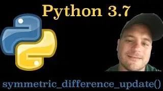 Python 3.7: How To Use The Symmetric Difference Update Method In Python