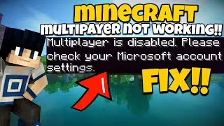 How To Fix Minecraft Multiplayer Not Working | Minecraft Multiplayer is Disabled