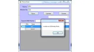 Part-11 check if record exists before insert cSharp sql