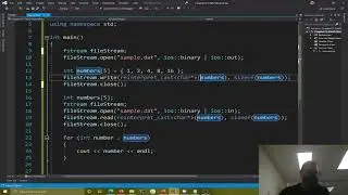 CIS 2252 - Object Oriented Programming ( C++ ) - Binary File IO