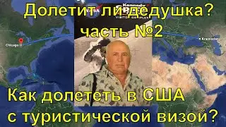 Долетит ли дедушка? Поездка в США в период коронавируса. Туристическая виза в США. НОВЫЙ билет!!!