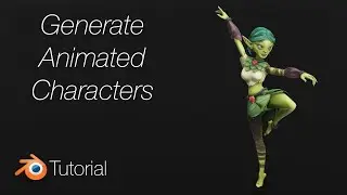 How to Get Pre-Rigged and Pre-Animated Characters in Blender, Mixamo Import Tutorial