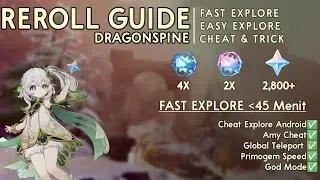 REROLL GUIDE Genshin Impact Cheat & Hack Bagian Dragonspine Android