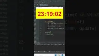Digital Clock Using Python Tkinter 