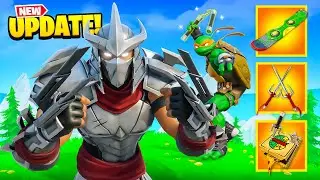 *NEW* NINJA TURTLES Update in Fortnite! (Mythics, Battle Pass, + more!)