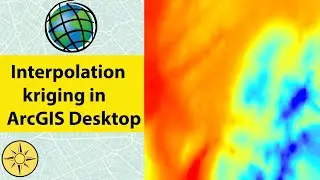 Interpolation by kriging in ArcGIS Desktop