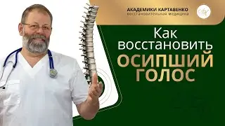 Как восстановить охрипший голос. Упражнения для восстановления осипшего голоса. Академики Картавенко