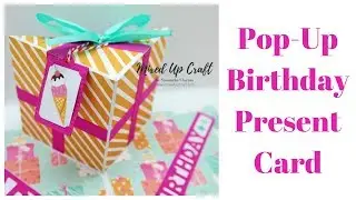 Pop Up Birthday Present Card | Easy Pop Up Cards | Original Design