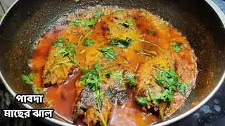 পাবদা মাছের ঝাল রেসিপি রেস্টুরেন্টের মতন |Pabda macher jhal recipe in bengali