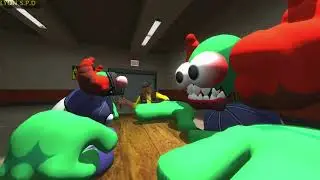 Friday night funkin : tricky vs tiky 3 challenge 5 ( Garry's mod fnf animation )