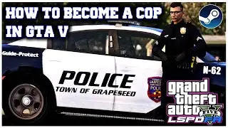 How to Become a Cop in GTAV | Easy Install of LSPDFR | 2022 | 