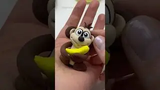 Жмякаем-мусякаем, Лепим обезьянку 