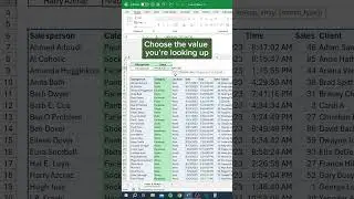 Learn Index & Match in under 1-minute‼️ #excel #exceltips #exceltutorial