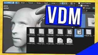 NEW: How to Use VDM Brushes in BLENDER!