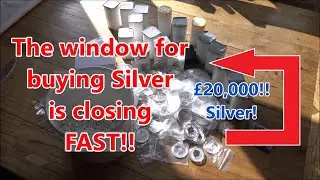 The window for buying silver is closing fast - unboxing another HUGE pile of SILVER and GOLD!