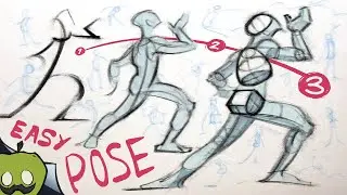 Easy POSE DRAWING Technique  in Clip Studio Ver. 3.0