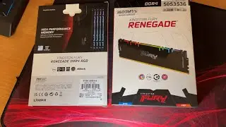 Обновил память Kingston Renegate 2x16gb 3600Mhz cl16