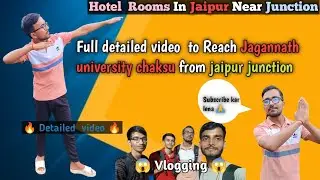 "Jaipur Junction to Jagannath University | A Journey Through the Pink City! l jaipur oyo Hotel Rooms