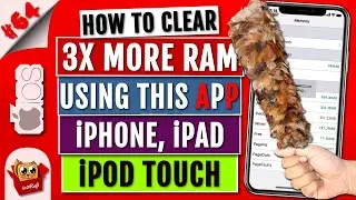 NEW METHOD To Clear iPhone RAM Memory | CLEAR 3X MORE MEMORY |iPhone X/XsMax/XR/8/7/6/5|iOS 12/11/10