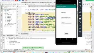 13   Android Java API Volley Full Project register & login test