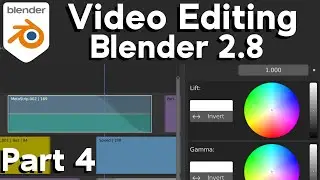 Video Editing in Blender 2.8 - Part 4: Color Grading, Photos, Effects