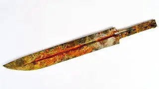 Old Rusty Handmade Knife Restoration