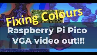 Using test_pattern to fix the colours on my Raspberry Pi Pico VGA project