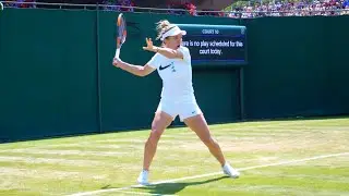 Simona Halep Forehand Slow Motion - WTA Tennis Forehand Technique