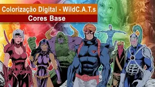 Colorização Digital - WildC.A.T.s (Cores Base)