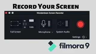 Record Your Screen in filmora9