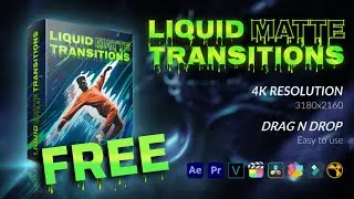 Liquid Matte Transitions - FREE Template for ANY Editing Program