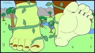 NATURE ARMY FOREST GIANTESS FEET GROWTH POV SOLES UNAWARE FOOT STOMP ATTACK