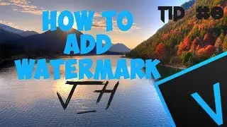 How to add watermark | Sony vegas 15 | Tip #8