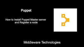 How to Install Puppet Master server and Register a node