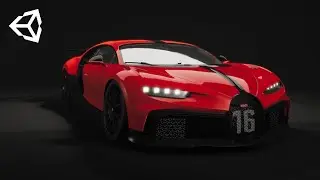 Bugatti Chiron - Pur Sport in showroom (Unity HDRP showcase)