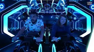 Taking A Ride On Disneys New Tron Lightcycle Run Coaster!