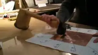 Mezzotint rocker jig demo