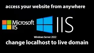 Set Custom Domain Name for localhost Website in IIS