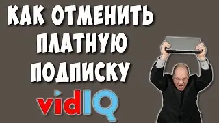 Как Отменить Подписку в VidIQ / Как Отключить Платную Подписку Вид Айкью Boost или Pro