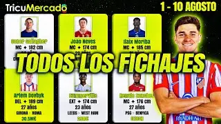 1-10 AGOSTO ➡️ Todos los FICHAJES CONFIRMADOS  #4