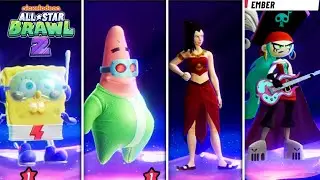 Nickelodeon All-Star Brawl 2 | All Characters and all costumes (Ultimate Edition)