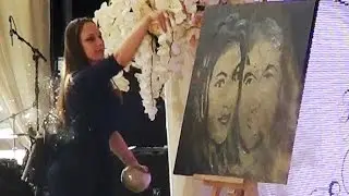 Шоу золотая пыль. Художник Алена Коломийцева