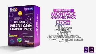 Motion Graphics Animation Video Elements Pack for After Effects & Premiere Pro