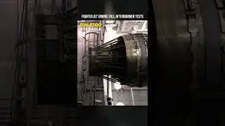 Fighter Jet Engine Full Afterburner Tests