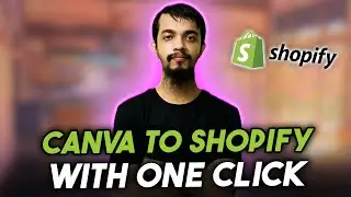 How to Convert Canva to Shopify Landing Page With One Click 👉 Canva to Shopify Store Design Tutorial