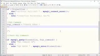 MySQLi Tutorial - 4 - Create Table